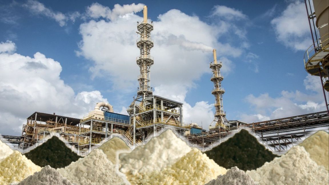 Lynas Rare Earths i malaysiska hamnstaden Kuantan tillverkar pulver mer värt än guld. Foto: Faksimil Lynas hemsid / Public domain