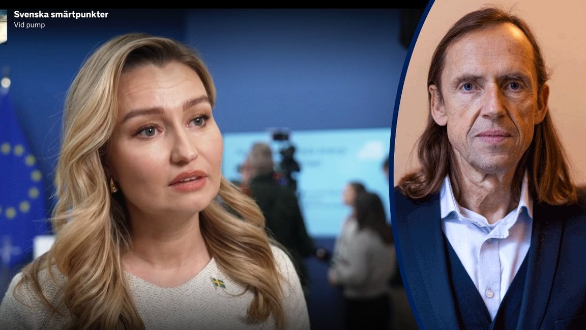 Ebba Busch (KD). Foto: Skärmbild från SVT.