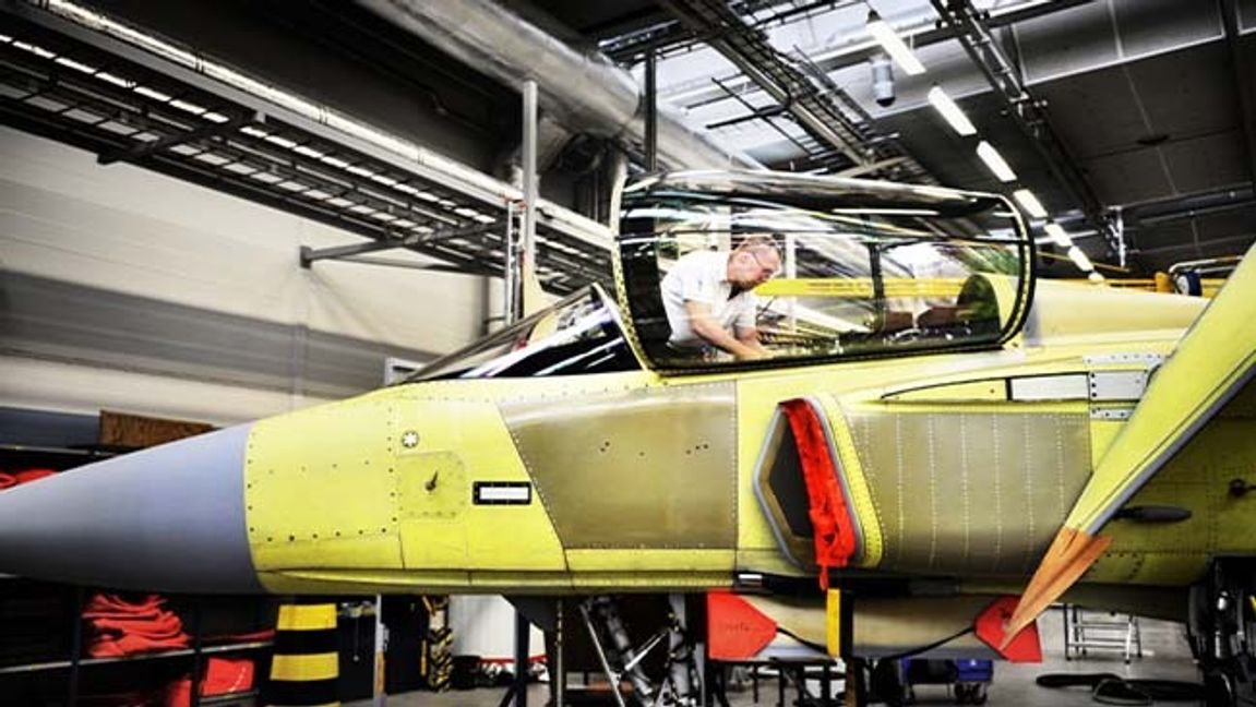 Saab planerar att rekrytera 1 000 nyexaminerade ingenjörer under den kommande treårsperioden. Arkivbild. David Magnusson / SvD / TT