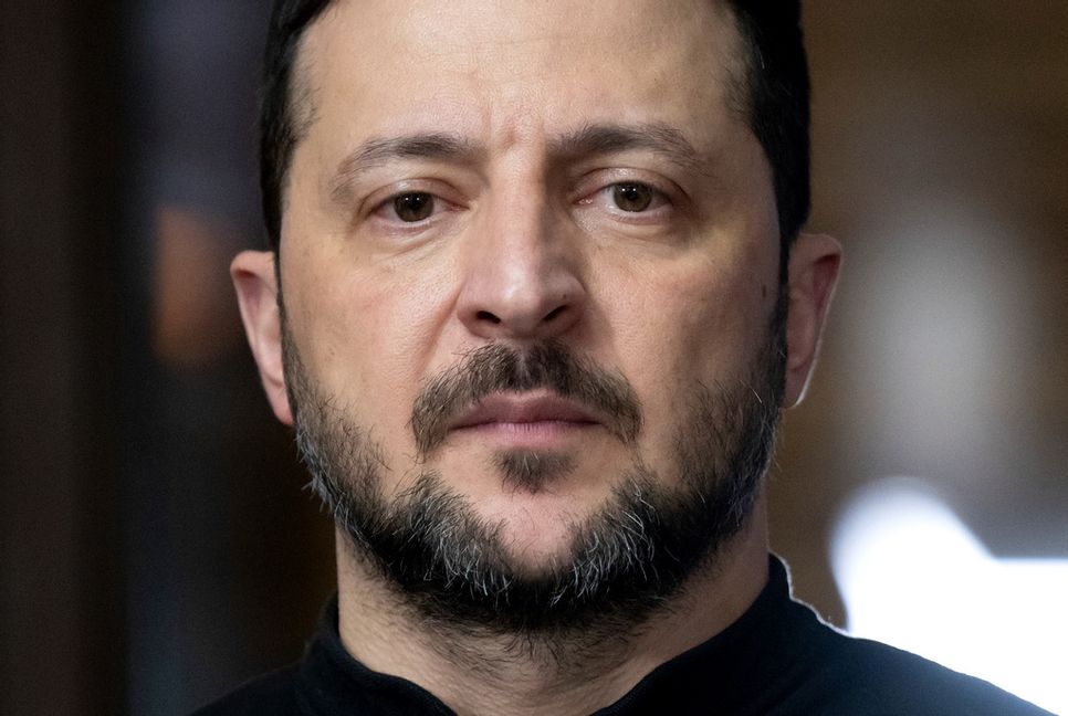 Ukrainas president Volodymyr Zelenskyj. Sven Hoppe/DPA via AP/TT