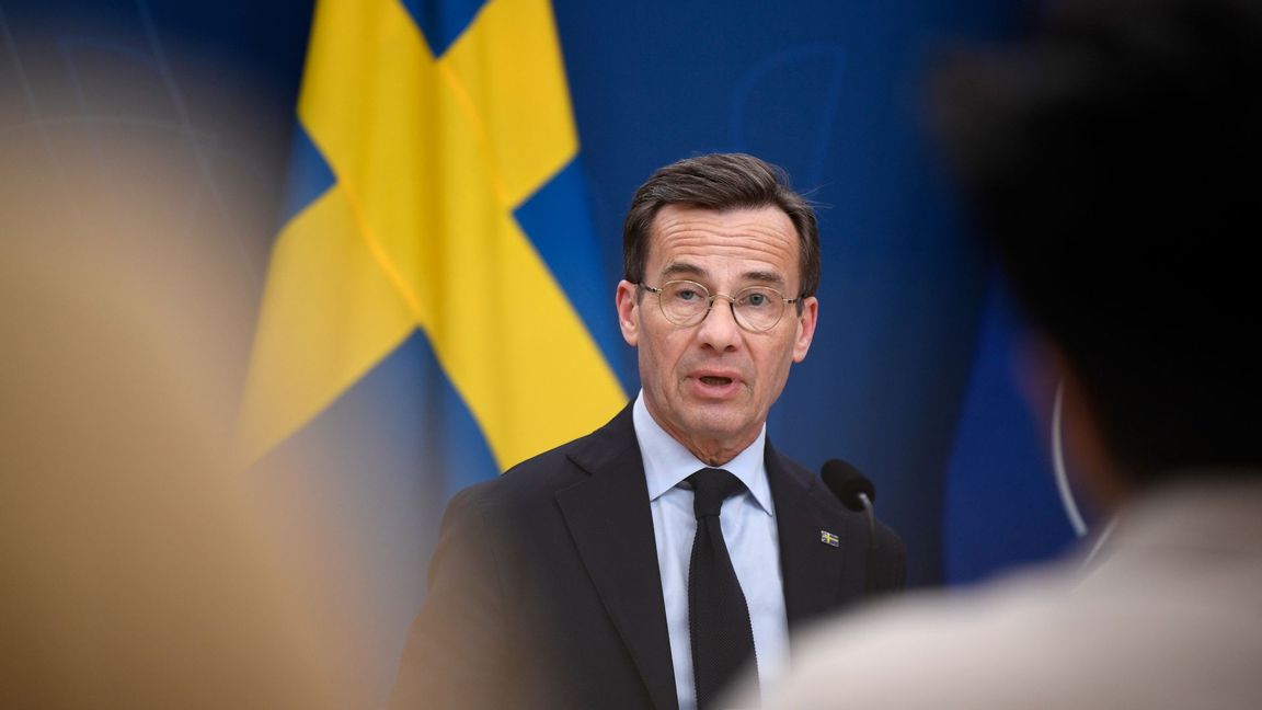 Statsminister Ulf Kristersson (M). Foto: Viktoria Bank/TT