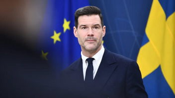 Migrationsminister Johan Forssell (M). Foto: Lars Schröder/TT