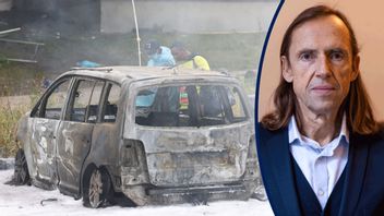 En utbränd bil efter torsdagens våldsamma upplopp på Järvafältet. Foto: Ali Lorestani/TT