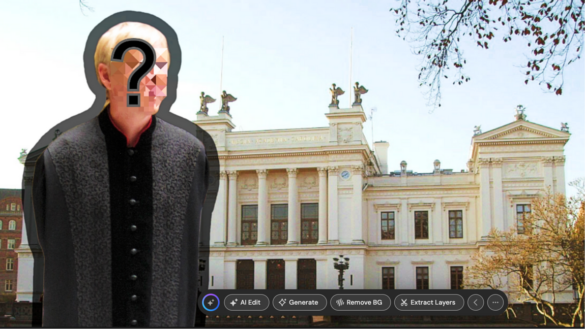 Professor gick upp i rök – hittades av delgivningsman