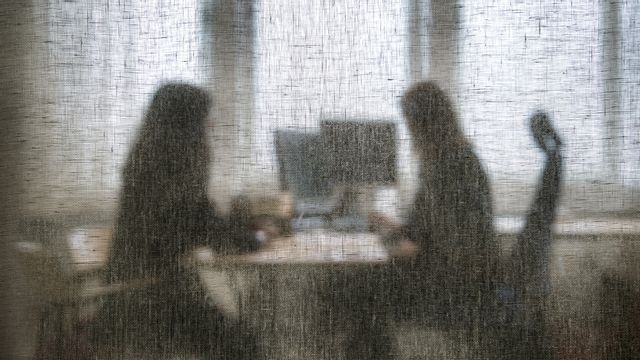 Asylprocess på Migrationsverket i Solna. Samtalsrum för asylsökande. Foto: Marcus Ericsson / TT