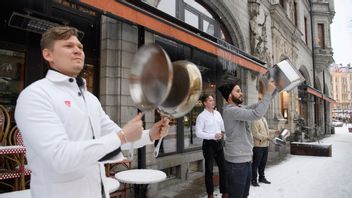 Särskilt krognäringen har protesterat högljutt mot regeringens restriktioner och de långsamma stödåtgärderna. FOTO: Henrik Montgomery/TT.