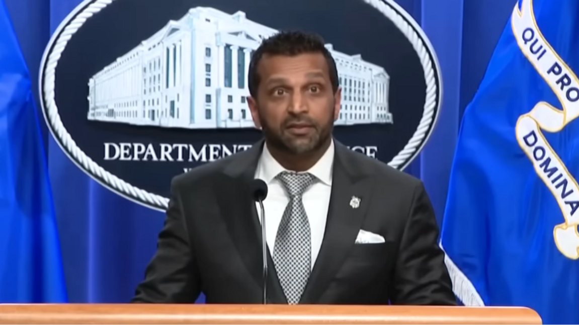 Kash Patel, FBI-direktör. Fakismil Youtube