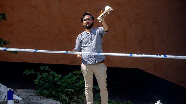 Den senaste tidens koranbränningar har gett en stor konflikt med muslimska diktaturer. Foto: Stefan Jerrevång/TT