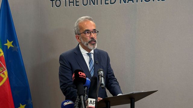 Portugals utrikesminister Paulo Rangel. Foto: Aron Ranen/AP/TT