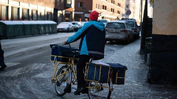 Postnord på cykel.
Foto: Carl-Olof Zimmerman/TT