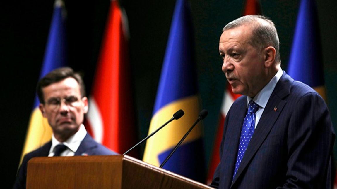 Turkiet har ännu inte godkänt Sveriges Natoansökan. Foto: Burhan Ozbilici/AP/TT