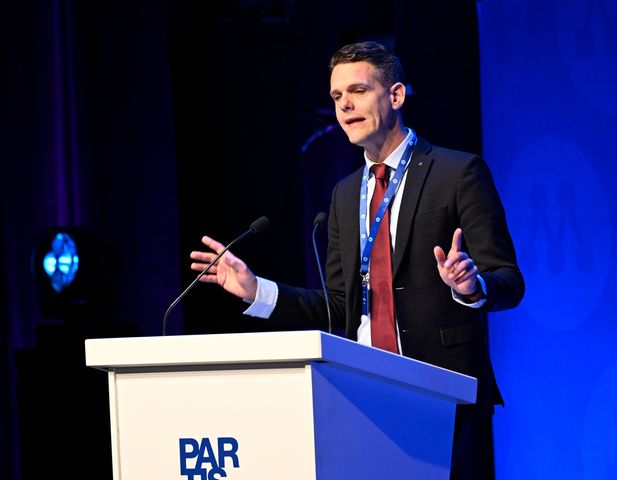 Christofer Fjellner (M), oppositionsborgarråd i Stockholm. Arkivbild. Pontus Lundahl/TT