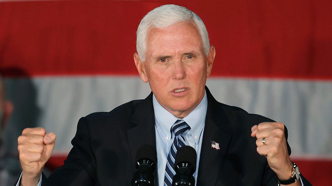 USA:s avgående vicepresident, republikanen Mike Pence. Foto: Dan Reiland/AP/TT