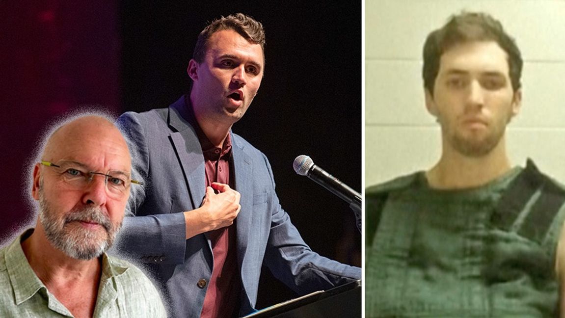 Charlie Kirk och Tyler Robinson. Foto: Privat/Meredith Seaver/AP/TT