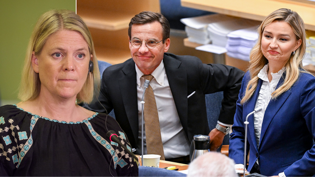 Socialdemokraterna fortsätter tappa i opinionsundersökningarna. Foto: Jonas Ekströmer/The Presidential Office of Ukraine/TT