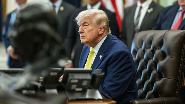 Donald Trump varnade Iran tidigare på onsdagskvällen svensk tid. Foto: White House, Public domain