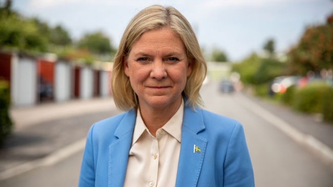 Magdalena Andersson (S). Foto: Mathias Hansson.