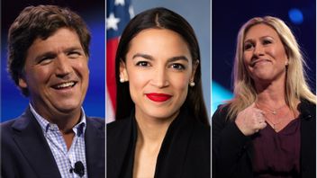 Tucker Carlson, Alexandria Ocasio-Cortez och Marjorie Taylor Greene är alla kritiska till attackerna mot Iran. Foto: Gage Skidmore, CC BY-SA 2.0/Franmarie Metzler, Public Domain/Gage Skidmore, CC BY-SA 2.0/Wikimedia Commons