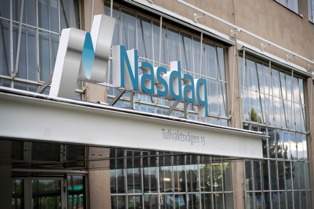 Uppåt på Stockholmsbörsen. Foto: Anders Wiklund/TT