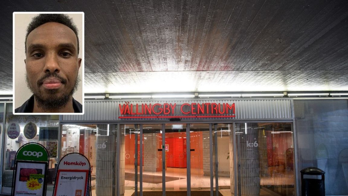 Svea hovrätt skärper straffet och dömer Abdirashid Adan Mohamud till fängelse och livstids utvisning. Foto: Polisen/Henrik Montgomery/TT