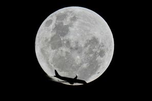 Reaktorn är tänkt att bädda för en liten bas på månen. Arkivbild.  Mark Baker/AP/TT