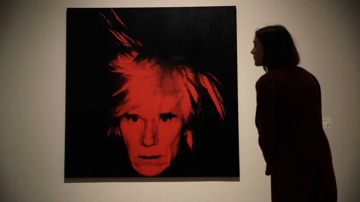 Ett verk av Andy Warhol. Denna tavla ingick dock inte i de fynd som polisen har gjort.
Foto: Matt Dunham/AP.