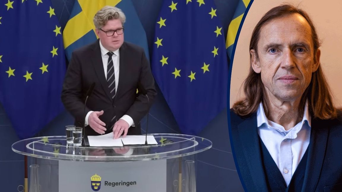 Justitieminister Gunnar Strömmers (M) lagförslag ådrar sig Lagrådets missnöje. Foto: Skärmavbild från Youtube.