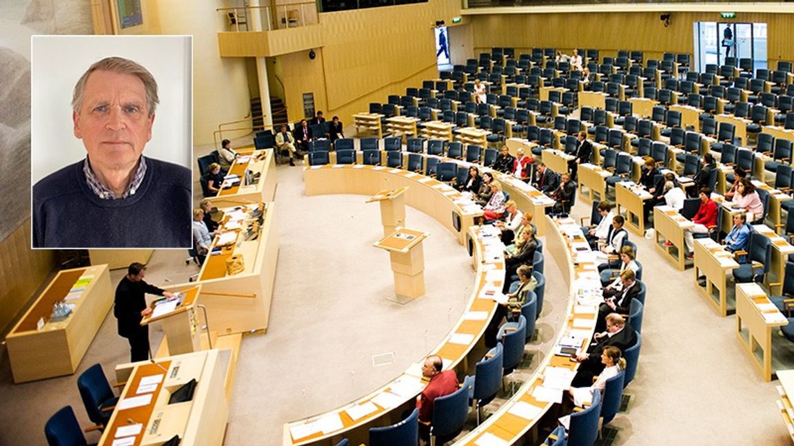 Per-Gunnar Larsson önskar sig kompetentare politiker. Foto: Privat / Robert Henriksson /SvD/TT