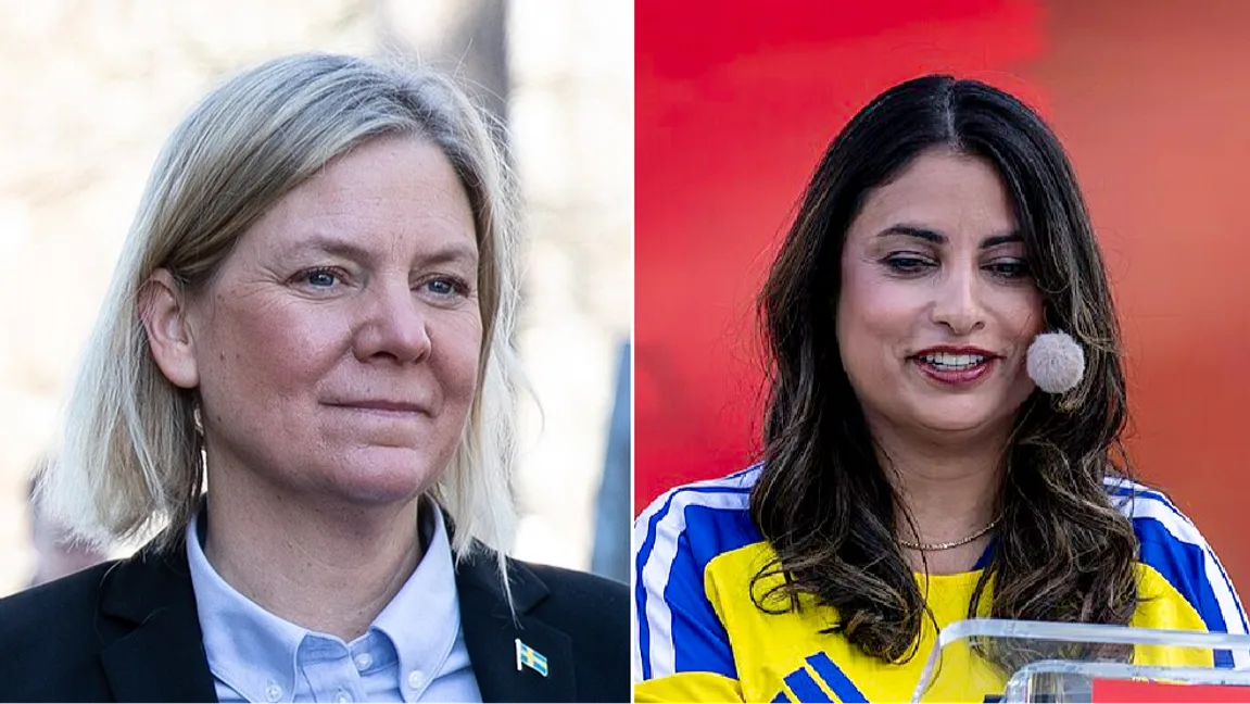 Magdalena Andersson och Nooshi Dadgostar vill höja skatterna på flera områden. Foto: Fanni Uusitalo / Prime Minister’s Office Finland / Bene Riobó, CC BY-SA 4.0, via Wikimedia Commons