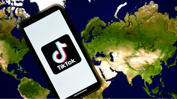 Den kinesiska appen Tiktok från företaget Bytedance är en social medie-applikatioin för skapande och delning av video och livesändningar. Foto: Janerik Henriksson / TT 