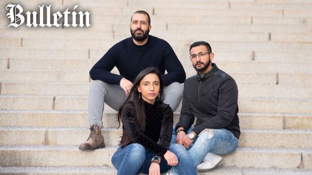 Omar Makram, Zara Kay, Luai Ahmed. Foto: Tomas Eriksson