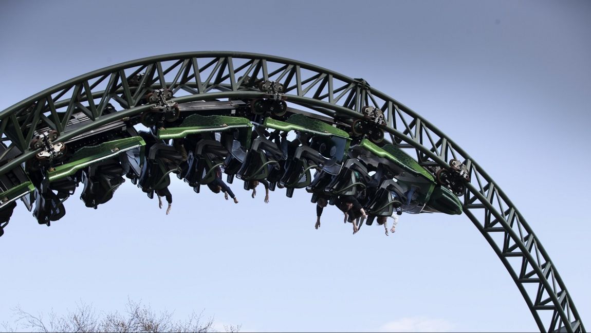 Helix, Lisebergs berg och dalbana. Arkivbild Björn Larsson Rosvall/TT