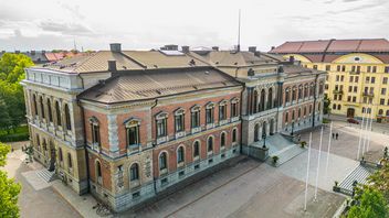 Arkivbild på Uppsala universitets huvudbyggnad.  Magnus Lejhall/TT