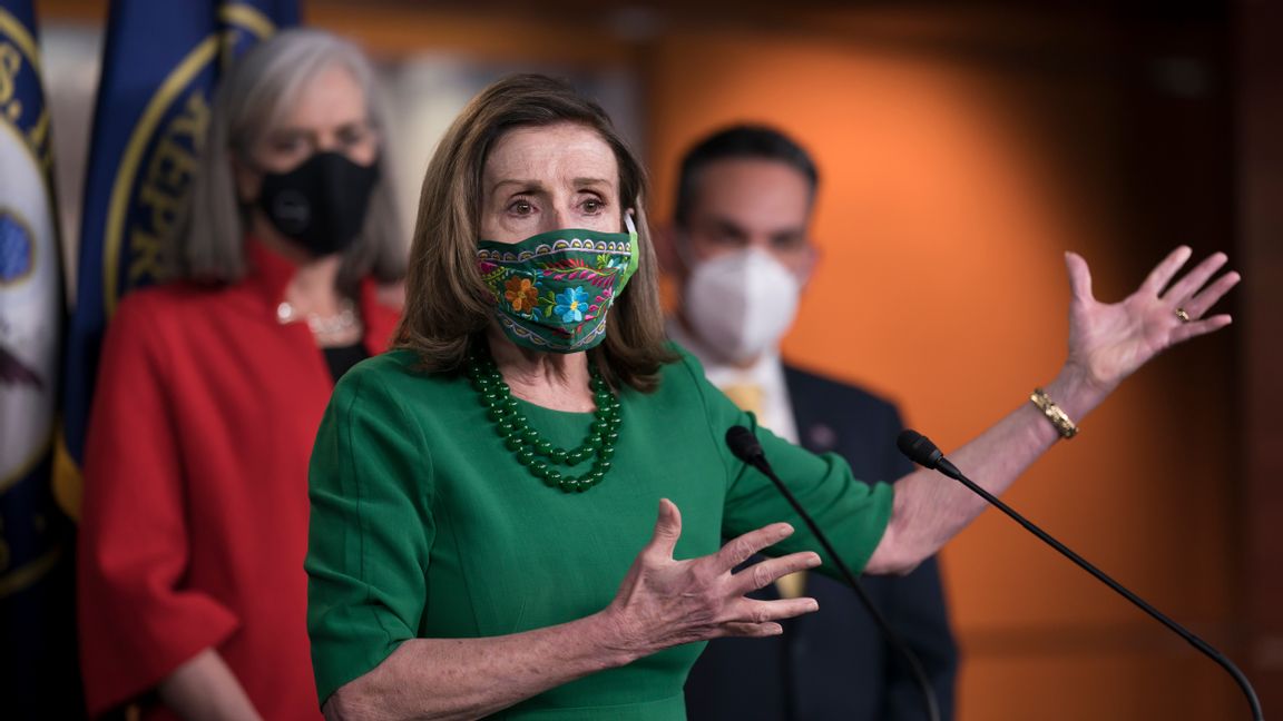 Nancy Pelosi, representanthusets talman lovar att "inte vila" förrän höjningen av den federala minimilönen blir verklighet. FOTO: J. Scott Applewhite.