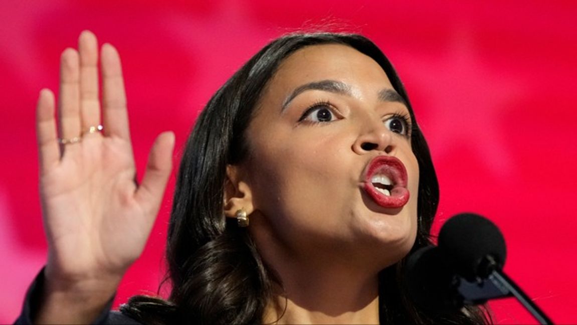 Alexandria Ocasio-Cortéz är en av Demokraternas minst osynliga ledarprofiler. Foto: AP