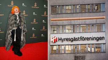 T.v Sibille Attar på Guldbaggegalan 2023. Anders Wiklund / TT/Helena Landstedt / TT