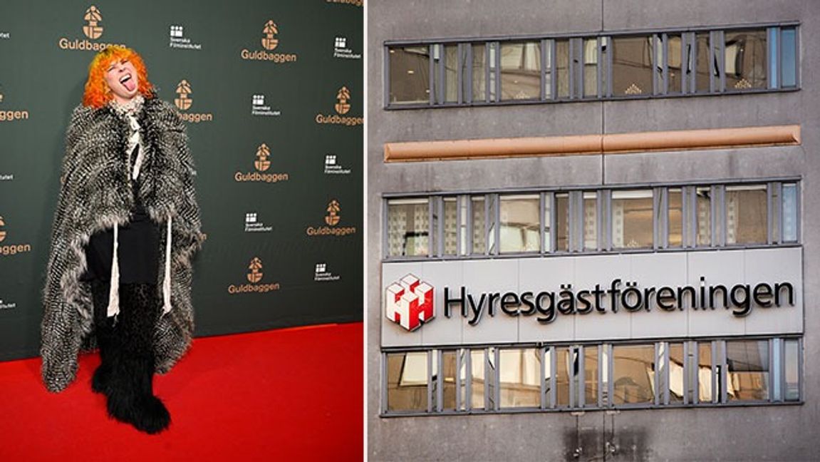 T.v Sibille Attar på Guldbaggegalan 2023. Anders Wiklund / TT/Helena Landstedt / TT