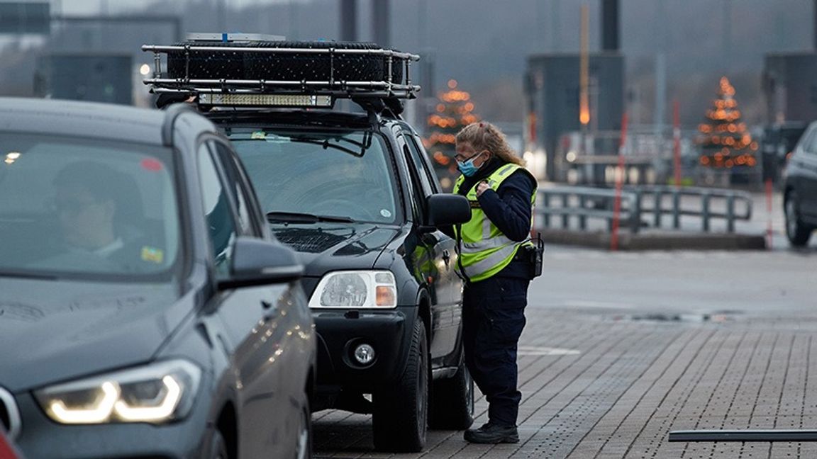 Sverige återinför gränskontroller. Foto: Anders Bjurö/TT