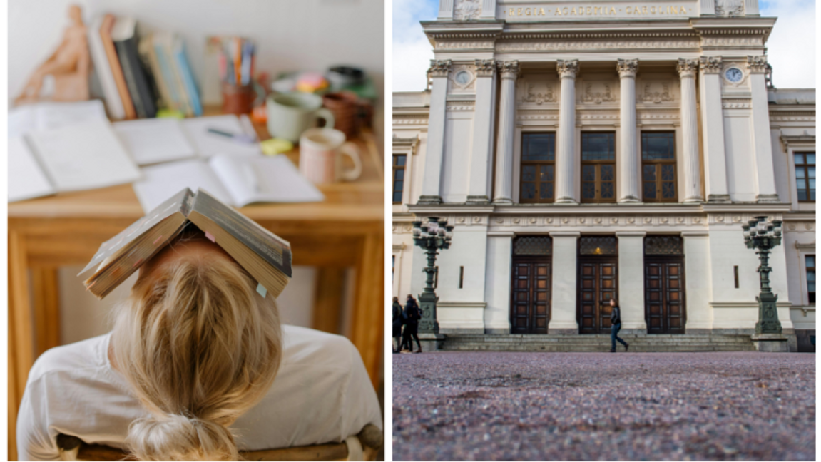 Trots toppbetyg har många studenter svårt att ta sig igenom kurslitteraturen på Lunds universitet, som räknas som ett av världens 100 främsta lärosäten. Foto: Pexels/Emil Langvald/TT