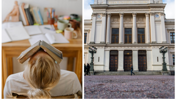 Trots toppbetyg har många studenter svårt att ta sig igenom kurslitteraturen på Lunds universitet, som räknas som ett av världens 100 främsta lärosäten. Foto: Pexels/Emil Langvald/TT