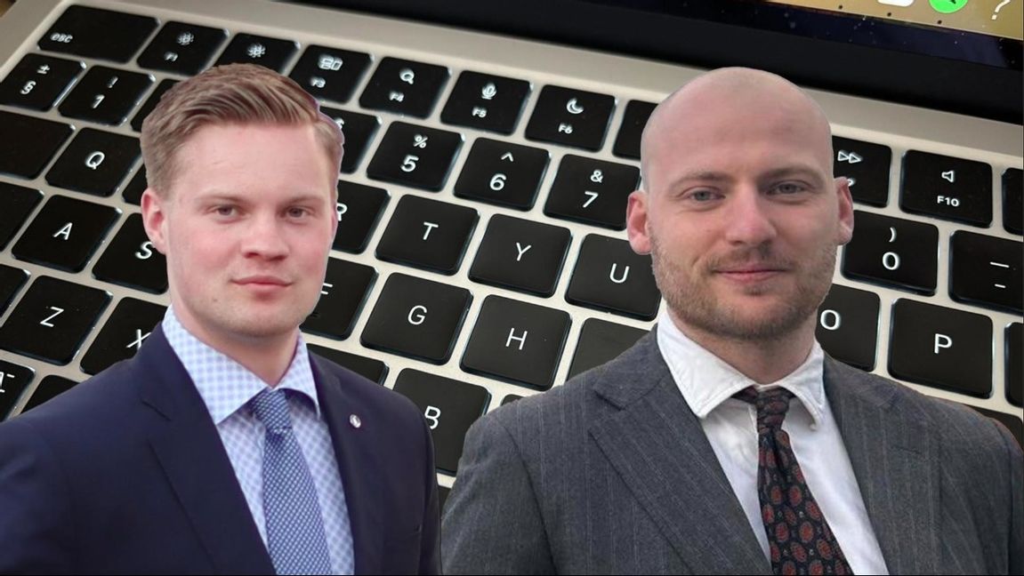 Debattörerna Markus Johansson-Martis och Jacob Rosen