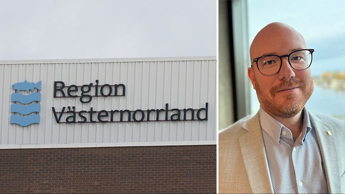 Robert Thunfors är regionråd i Västernorrland. Foto: Fredrik Sandberg/TT/Johanna Corby/Pressbild