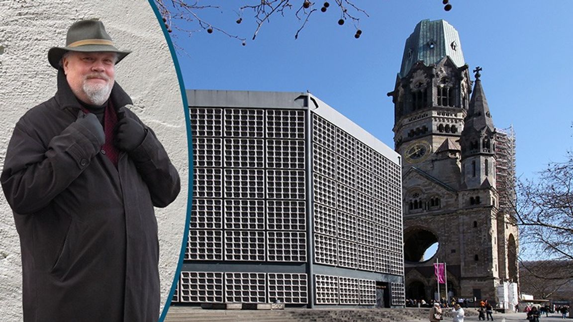 Kaiser-Wilhelm-Gedächtniskirche i Berlin bombades under andra världskriget och står som en påminnelse om vad krig är. Foto: Anagoria (CC BY 3.0)