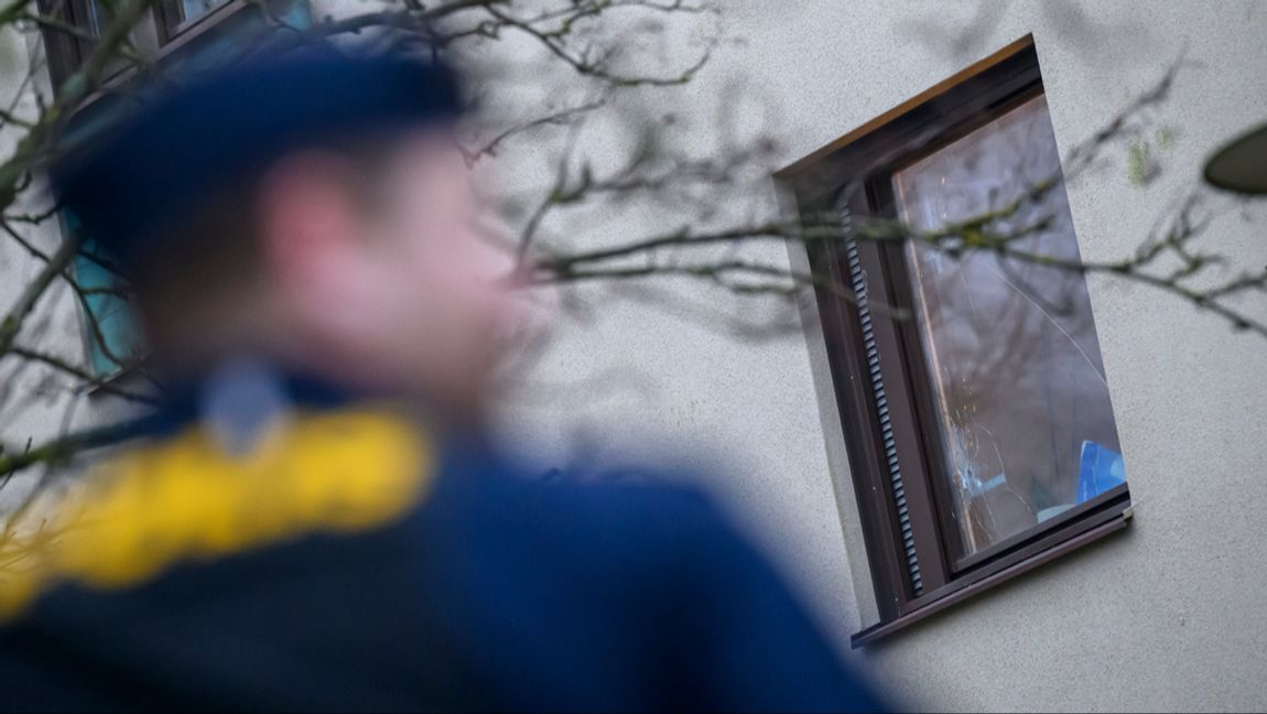 Polisen larmades om en skottlossning mot en lägenhet i Malmö under natten mot söndagen. Johan Nilsson/TT
