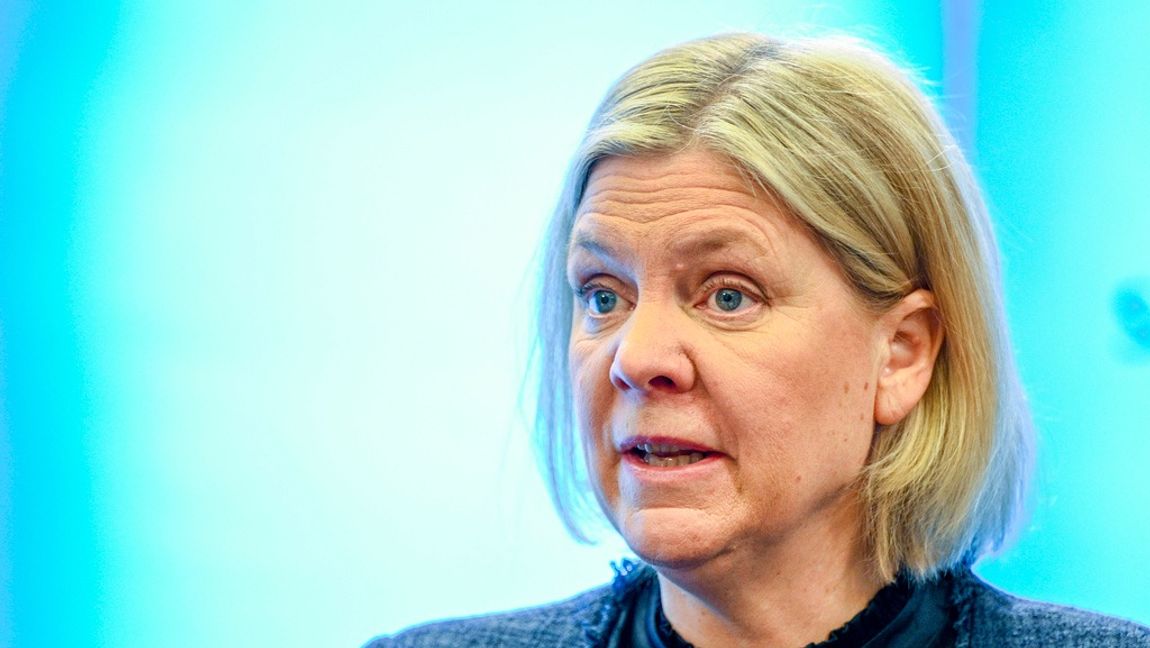 Andersson accepterar inga skämt om hennes ilska eller humör. Foto: Anders Wiklund/TT