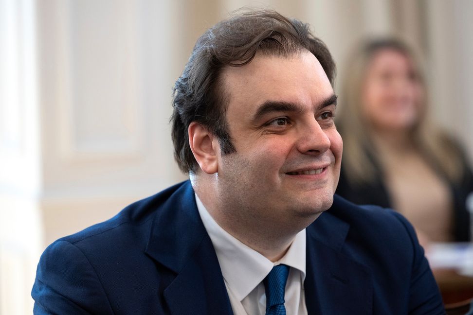 Kyriakos Pierrakakis är ny finansminister i Grekland sedan mars i år. Arkivbild. Foto: Yorgos Karahalis/AP/TT