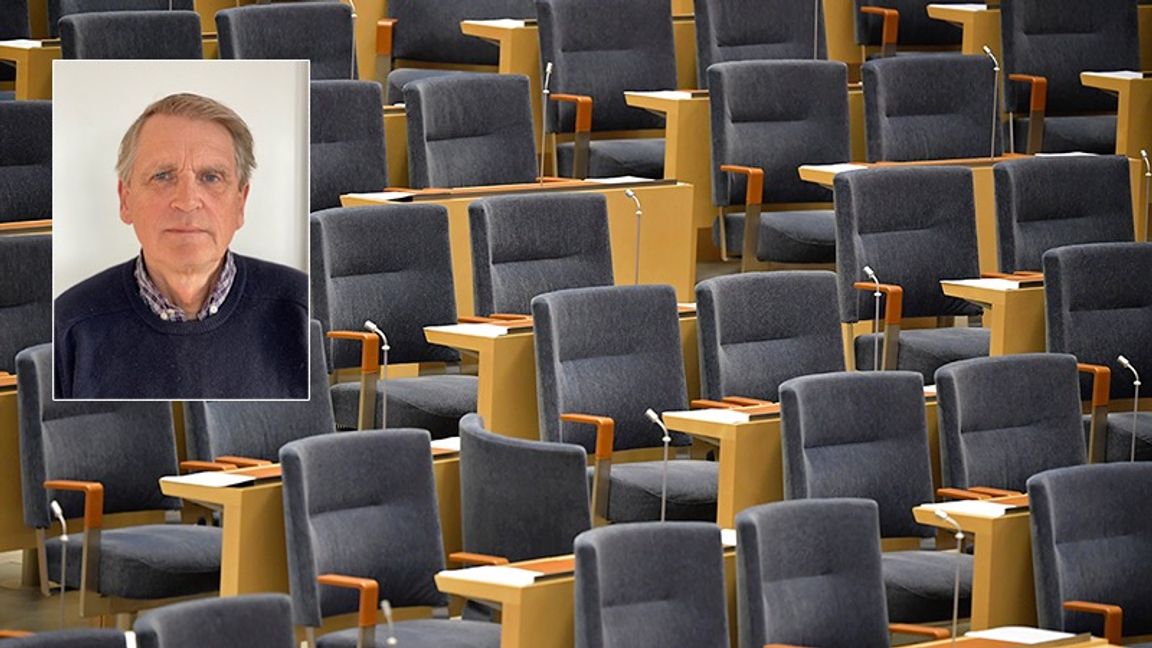 Dagens debattör Per-Gunnar Larsson vill ha bort riksdagens fyraprocentsspärr. Foto: Privat / Jessica Gow/TT
