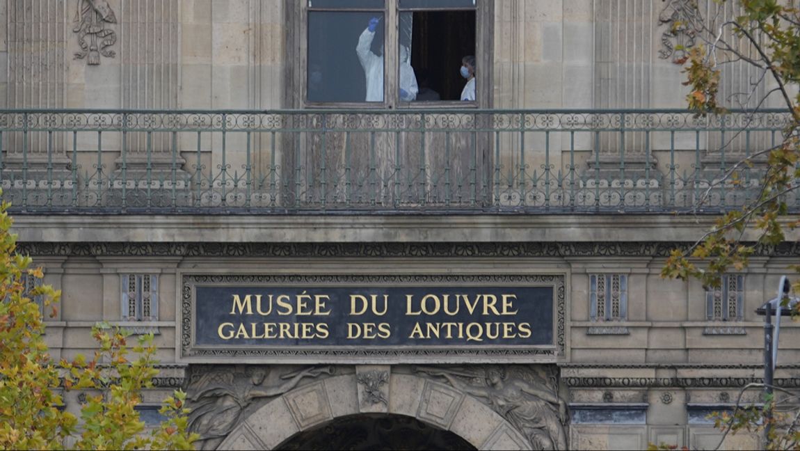 Det tog tjuvarna sju minuter att stjäla juvelerna förra söndagen.  Thibault Camus/AP/TT