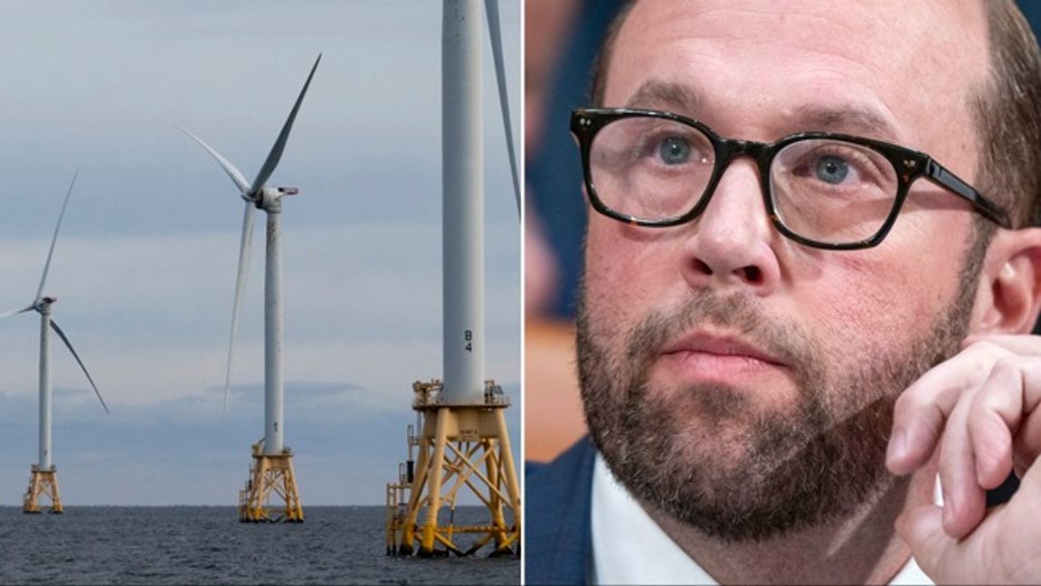 Ordförande i amerikanska finansutskottet, Jason Smith, ser skrotningen av subventionerna till vindkraft som en del i avreglering och skattesänkning i USA. Foto: AP