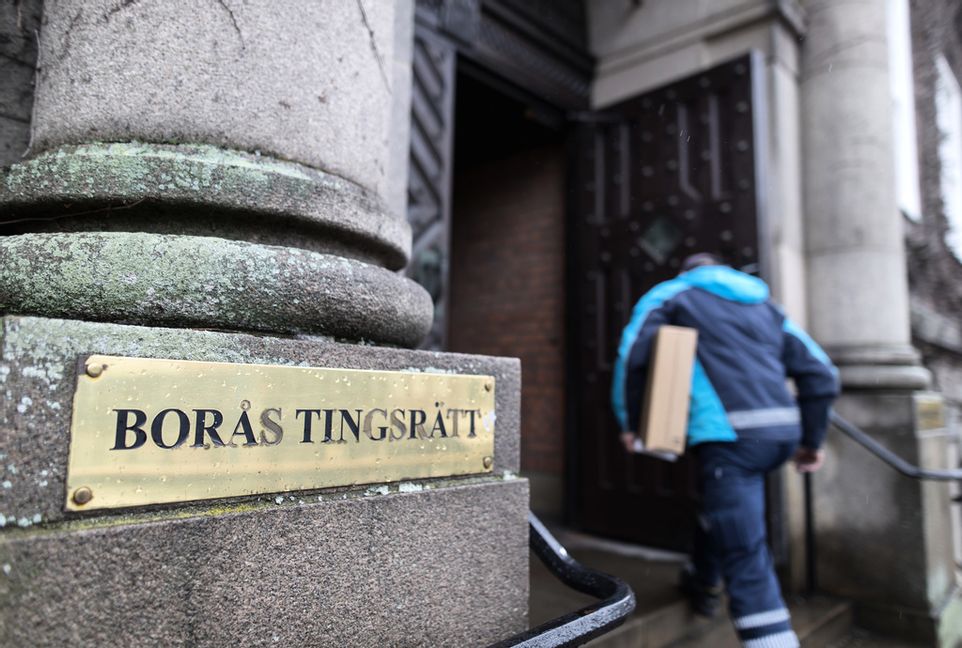 Borås tingsrätt. Arkivbild. Foto: Thomas Johansson/TT